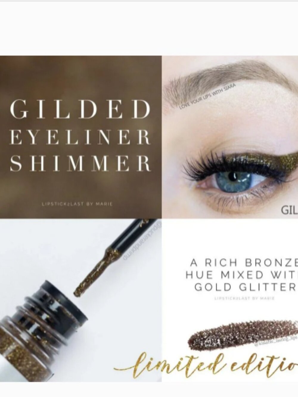 SENEGENCE EYESENSE LONG LAST EYE LINER -- GILDED